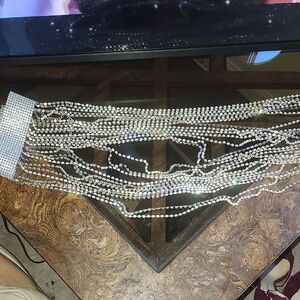 Unlisted Silver Multi-Strand Necklace